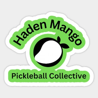 Haden Mango Logo Shirt for Pickleball Sticker